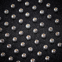Round 925 Sterling Silver Beads&nbsp;STER-BBC0005-39A