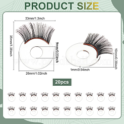 20Pcs Acrylic Craft Eyes&nbsp;FIND-PH0026-65B