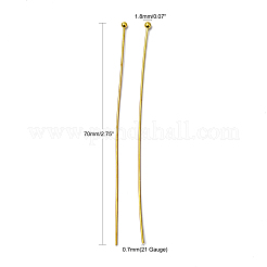 Brass Ball Head Pins&nbsp;X-RP0.7x70mm-G