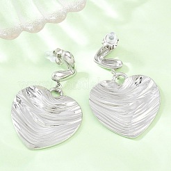 304 Stainless Steel Stud Dangle Earrings&nbsp;SA-CBA10D4-01P