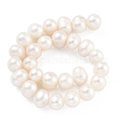 Natural Cultured Freshwater Pearl Beads Strands&nbsp;PEAR-C003-09G-X