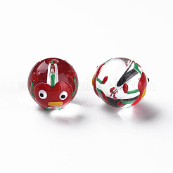 Transparent Glass Enamel Beads&nbsp;GLAA-N049-003