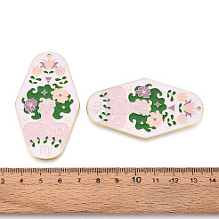 Rack Plating Alloy and Enamel Big Pendants&nbsp;X1-ENAM-T021-29B