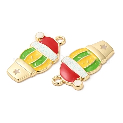 Christmas Alloy Enamel Pendants&nbsp;ENAM-K069-21F-G