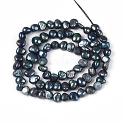 Natural Cultured Freshwater Pearl Beads Strands&nbsp;PEAR-P002-54A