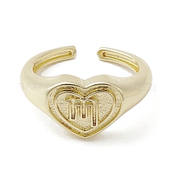 Brass Adjustable Open Rings&nbsp;RJEW-K257-86G-08