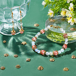 360Pcs 15 Style Tibetan Style Alloy Caps&nbsp;FIND-PH0018-49