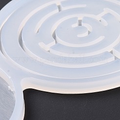 DIY Flat Round Lollipop Making Food Grade Silicone Molds&nbsp;DIY-E051-03