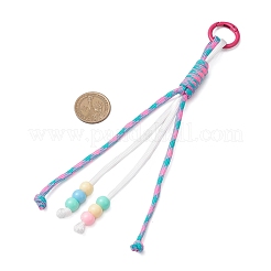 6Pcs Polyester & Spandex Parachute Cord Pendant Decorations&nbsp;HJEW-JM03794