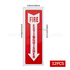 Waterproof Fire Extinguisher Sign Stickers&nbsp;DIY-WH20049-20