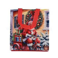 Rectangle Christmas No Woven Fabric Printed Tote Bags&nbsp;ABAG-P015-03A