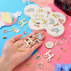 32Pcs 8 Styles Alloy Pendants&nbsp;FIND-TA0010-88