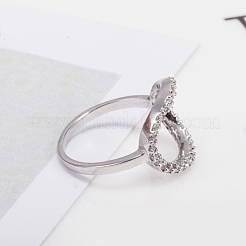 Stainless Steel Finger Rings&nbsp;RJEW-EE0002-02P-18mm
