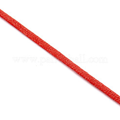 Polyester Satin Rattail Cord&nbsp;OCOR-WH0066-43H