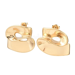 304 Stainless Steel Nuggets Stud Earrings&nbsp;EJEW-K268-75G