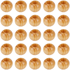 100Pcs Wood European Beads&nbsp;WOOD-PA0001-77