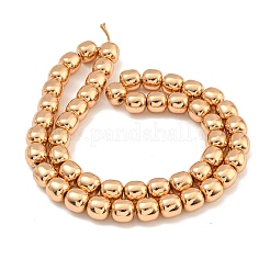 Electroplated Synthetic Non-magnetic Hematite Beads Strands&nbsp;G-C136-C01-01