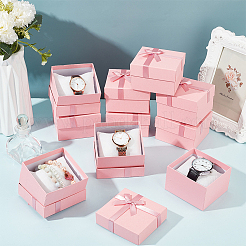 Square Cardboard Watch Package Boxes&nbsp;CON-WH0086-105A