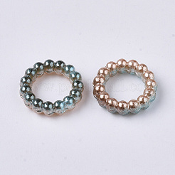 ABS Plastic Imitation Pearl Linking Rings&nbsp;OACR-N005-10mm-08