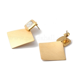 Stainless Steel Stud Earrings for Women&nbsp;EJEW-C110-12G