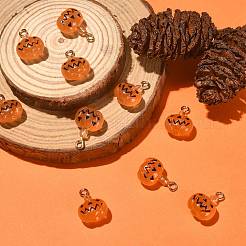 10Pcs Halloween Theme Transparent Resin Charms&nbsp;RESI-CJ0002-93
