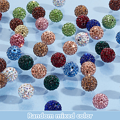 60Pcs Polymer Clay Rhinestone Beads&nbsp;RB-PH0001-26