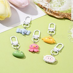 Animal Resin Pendant Decorations&nbsp;HJEW-FZ00014