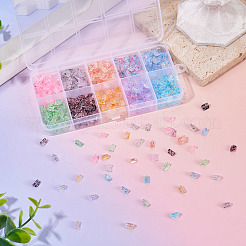 100G 10 Colors Transparent Spray Painted Glass Seed Beads&nbsp;SEED-TA0001-66