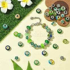 50Pcs Resin European Beads&nbsp;RESI-CJC0050-01A