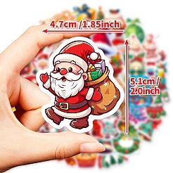 50Pcs Christmas Theme Cartoon Paper Stickers&nbsp;DIY-P085-05