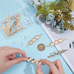 DIY Blank Dome Iron Hair Bobby Pin Making Kits&nbsp;DIY-GO0002-30