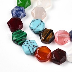 Natural & Synthetic Mixed Stone Beads Strands&nbsp;G-WH0034-05