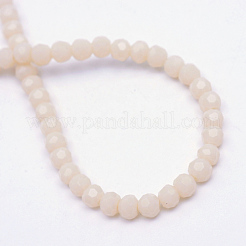 Opaque Solid Glass Bead Strands&nbsp;GLAA-R166-3mm-02D