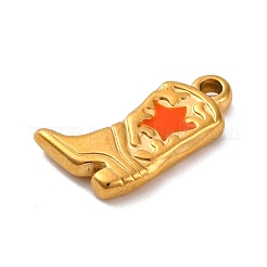 304 Stainless Steel Enamel Pendants&nbsp;STAS-M110-07G