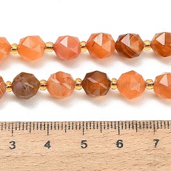 Natural Red Botswana Agate Beads Strands&nbsp;GG-CBA3921-B12-8mm