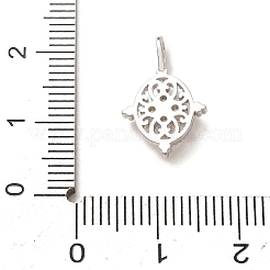 Brass Rhinestone Pendants&nbsp;RB-CBAFDDC-04P