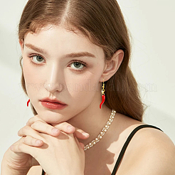 10Pcs Brass Enamel Pendants&nbsp;KK-SC0006-88