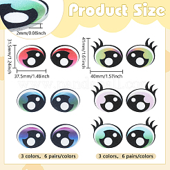 1 Set Felt Craft Doll Eye&nbsp;DIY-PH0032-46