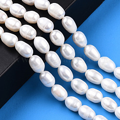 Natural Cultured Freshwater Pearl Beads Strands&nbsp;PEAR-N012-07F