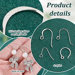 925 Sterling Silver Earring Hooks&nbsp;STER-PH0002-50
