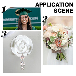 DIY Blank Photo Charm Brooch Making Kits&nbsp;DIY-FH0004-69