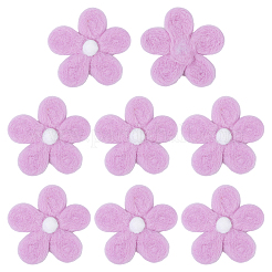 8Pcs Daisy Flower Wool Felt Fabric Costume Accessories&nbsp;AJEW-PH0008-82C