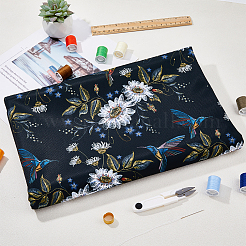 Flower Polyester Fabric&nbsp;DIY-WH0410-98
