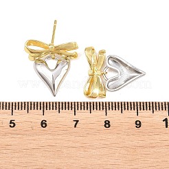 Brass Stud Earrings&nbsp;EJEW-G471-39GP