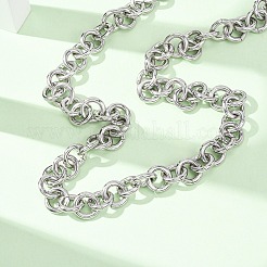 11.5MM 304 Stainless Steel Ring Link Chain Necklaces&nbsp;SA-CBA4160-19P