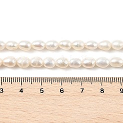 Natural Cultured Freshwater Pearl Beads Strands&nbsp;PEAR-I007-01B-04B