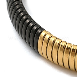 304 Stainless Steel Flat Snake Chain Bracelet&nbsp;BJEW-B076-01BG
