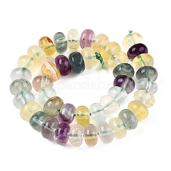 Natural Colorful Fluorite Beads Strands&nbsp;G-T138-75