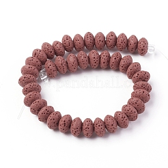 Natural Lava Rock Beads Strands&nbsp;G-F671-01A-10