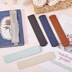 6Pcs 6 Colors Imitation Leather Pen Holder&nbsp;ABAG-CP0001-15C